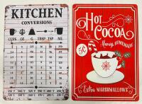 2 Decorative Metal Kitchen Signs, Both 8&rdquo; x 12&rdquo; - See Photos