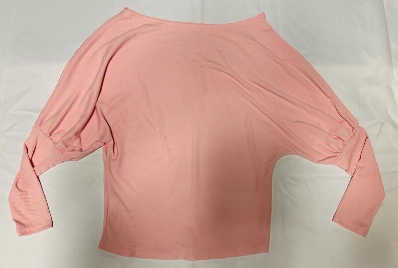 New Women&rsquo;s Small Pink Dolman Sleeve Top
