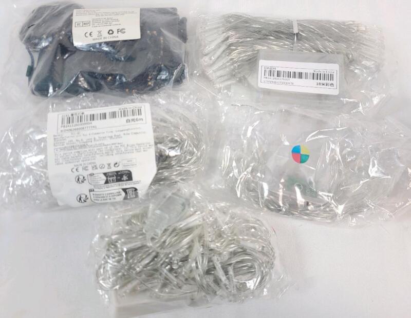 5 New Various Room Fairy String Lights - Battery Operated