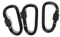 3 New 3" Long Locking Carabineers