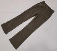 New Women's Sz. Medium (6) Shein Corduroy Straight Leg Pants , Olive