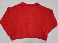 New Women's Sz. Small (4) Shein Red Knit Sweater