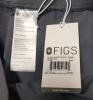 New FIGS Women's Sz. Small Petite Figs High Waist Zamora Scrub Pants , Grey - 2