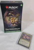 New - Magic the Gathering TCG Bloomburrow Commander Deck - Sealed & Magic the Gathering Holo " Kaalia of the Vast " Game Card