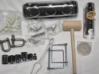 New Mixed Hardware & Tool Lot - Magnetic Bit Holder, Hand Shower Bracket Holder +
