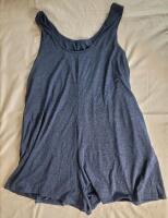 New Women's Sz. 2XL Shein Curve Navy Blue Body Suit
