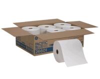 New - 6-Rolls Pacific Blue Basic Recycled Paper Towel Rolls , White .