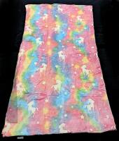 New Magical Rainbow Unicorn Throw Blanket, 60" &times; 50"
