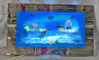 Super Neat 3D Animated Light Up Aquarium 19.5 by 11.75"