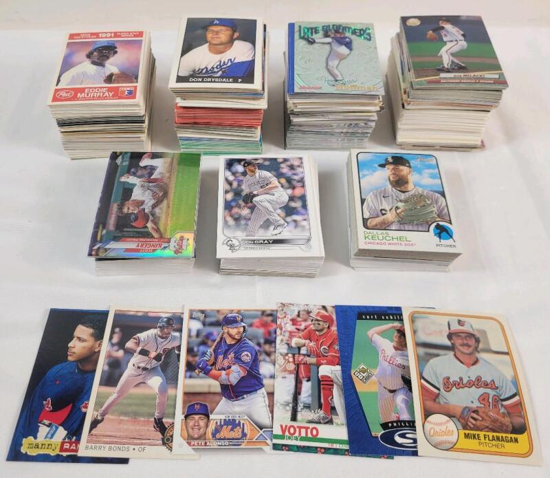 1981 - 2024 MLB Baseball Trading Cards , 680+ Trading Cards
