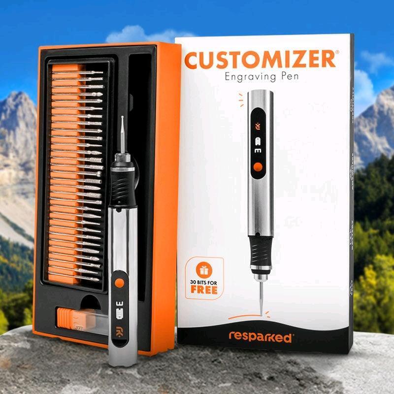 WOW! New Resparked Customizer ENGRAVING PEN Kit With 30 Diamond Bits, Retails $135!