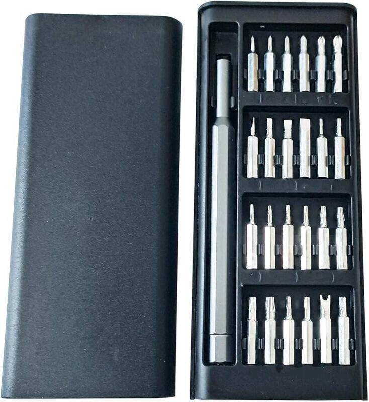 New Precision Screwdriver Set with Case - 24 in 1 Magnetic Mini Screwdriver Kit for Phones, Computers, Watches, Glasses, Game Consoles, Cameras