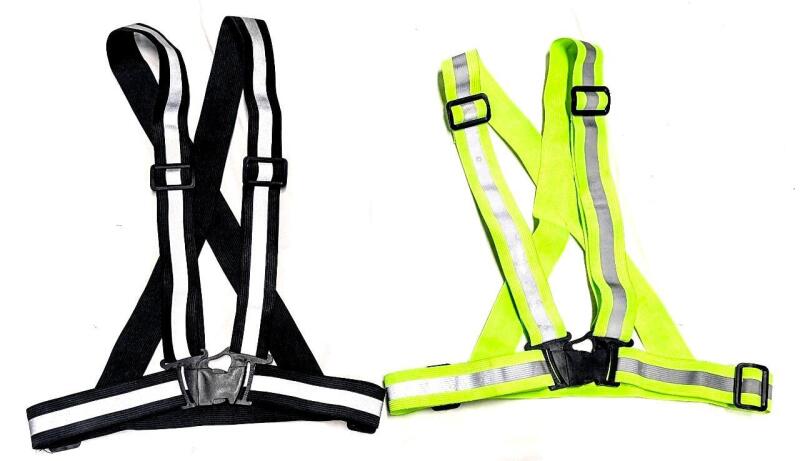 2 O/s Adult High-Visibility Reflective Running Vests