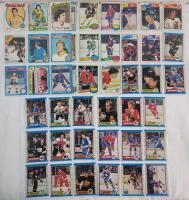 1971 - 1989 O Pee Chee NHL Hockey Trading Card Singles , 45 Trading Cards
