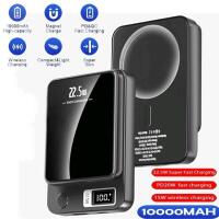 New MagSafe Compatible Wireless/Wired 10,000mAh Power Bank with 22.5W Fast Charging (See Photos For Compatibility)
