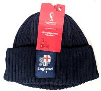 New O/S Mens FIFA World Cup ENGLAND NATIONAL TEAM Qatar 2022 Officially Licensed Knitted Tuque