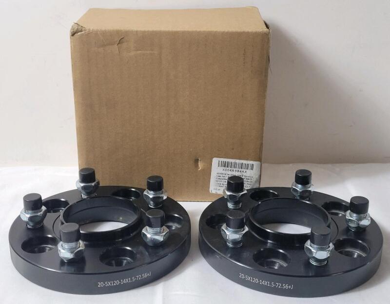 Two (2) New Land Rover / Land Rover Sport 5-Lug Hub Center Wheel Spacers . 20-5&times;120-14&times;1.5-72.56+j
