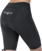 New sz Medium BEROY Womens Bike Shorts with 3D Gel Padded Black