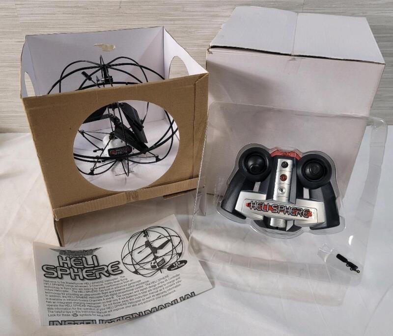 As New - Bladerunner Series Heli- Sphere Helicopter Drone . Removed from Box for photos only , Untested. Measures approximately 8" diameter