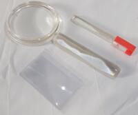 New - 3pc. Handheld Magnifiers . Tested Working