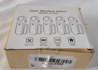 Five (5) New Door Window Alarms , Model D12X5 . Each Alarm Requires 2 AA Batteries (not included)