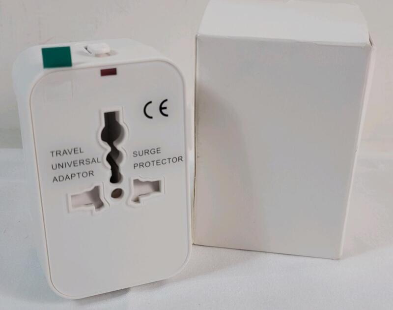 New - European Universal Travel Adapter w/2 USB Plugs