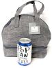 New Double Decker Insulated Lunch Bag With Handles, 9.25" Tall - 2