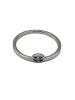 10KT White Gold Natural Diamond (0.07ct) Ring, Size 7, comes with APPRAISAL $1175.00. Diamond is the birthstone for April. - 4