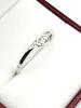 10KT White Gold Natural Diamond (0.07ct) Ring, Size 7, comes with APPRAISAL $1175.00. Diamond is the birthstone for April. - 5