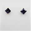 14KT Yellow Gold Natural Iolite (1ct) Earrings, comes with APPRAISAL $720.00. - 3