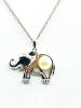 Sterling Silver White Sapphire (0.14ct) and Pearl Elephant Pendant with Sterling Silver Chain, comes with APPRAISAL $415.00. - 7