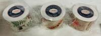 3 New Vatin Decorative Christmas Ribbons, 2.5&rdquo; Wide, 5+ Yards Long