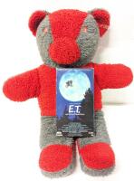 Large 22" Vintage Handmade Teddy Bear & Original 1982 E.T. The Extra-Terrestrial VHS Tape (Untested)