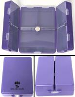 New FOX & PINE STITCH Original Notion Nook: Hard Plastic Folding Magnetic Closure Storage Box, Great for Jewelry, Pills and Of Course, Crafting Supplies! 4" &times; 5.25" &times; 1.5" (Folded)