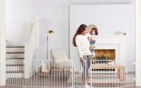 As-New Regalo 2-in-1 Super Wide Adjustable Baby Safety Gate & Play Yard, White, 28&rdquo; Tall - Retails for $129.99