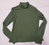 New Women's Sz. XL Shein Curve Long Sleeve Turtle Neck Shirt , Green