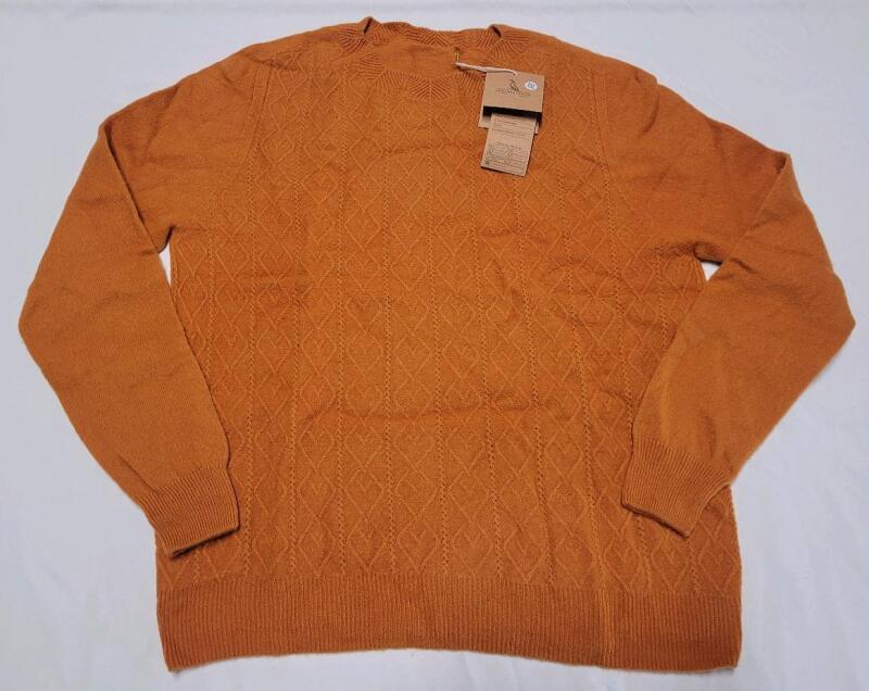 New Women's Sz. XXL Wool Orange Sweater