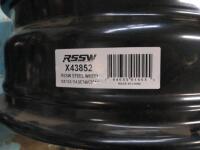 As New RSSW X43852 Steel Wheel, 18x7.0/5-114.3/ET 40/CB64.1, Black, Retail's for $399.99