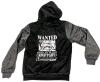 New Size XS Men's ONE PIECE Wanted Monkey D Luffy Back Print Thick Winter Zip-Up Hooded Sweater Lined In Faux Fur - 2