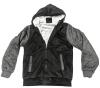 New Size XS Men's ONE PIECE Wanted Monkey D Luffy Back Print Thick Winter Zip-Up Hooded Sweater Lined In Faux Fur - 4