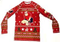 New Size XL Women's MERRY (Ju) JITSMAS Long-Sleeve Ugly-Christmas Sweater-Style Top