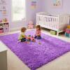 New Retail $218 Purple Area Rugs for Girls Bedroom Living Room, 9x12 Fluffy Fuzzy Shaggy Carpet for Kids Playroom Nursery, Thick Soft Plush Mat for Kids Baby Boys Teen Dorm Home Decor Aesthetic - 2