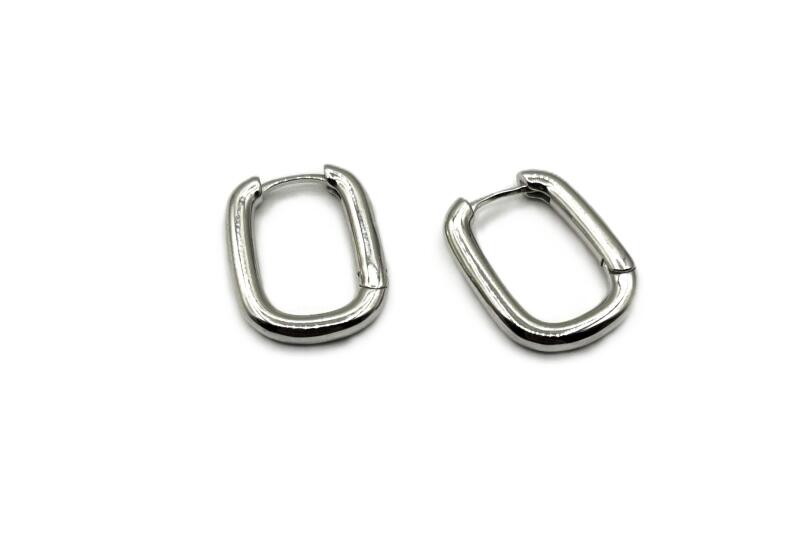 Sterling Silver Hoop Style Earrings, comes with APPRAISAL $125.00.