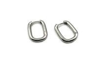 Sterling Silver Hoop Style Earrings, comes with APPRAISAL $125.00.