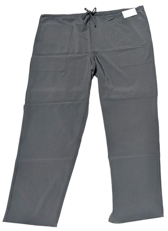 New Size LG Maternity Women's Drawstring Scrub Pants, Color: Metal Night
