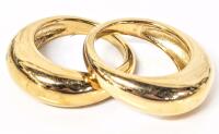 2 New Size 8 Chunky Low Dome Rings
