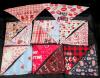 14 New Love & Valentines-Themed Dog + Pet Bandanas, 25" Across &times; 12" Long