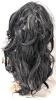As-New 22" Long Wavy Synthetic Long Hair Hard Front Stiff Cap Cosplay Wig - 3