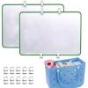 New Eslcorri 2Pcs Divider Tray for XL Bogg Bag Beach Bag Accessories Organizer Tray Compatible with BOGG BAG Tray Insert (Bogg Bag Not Included)