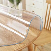 New Bobetter 34'' Round Crystal Table Protector Clear Plastic Tablecloth Cover Wipeable Protective Desktop Cover PVC Vinyl Conference Furniture Kitchen Dining Tabletop Liner Protection Pad Mat Non Slip